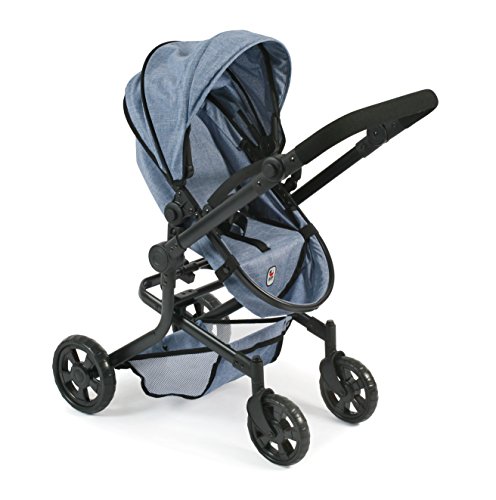 Bayer Chic 2000-Cochecito para muñecas Mika, Color Azul (595-50)