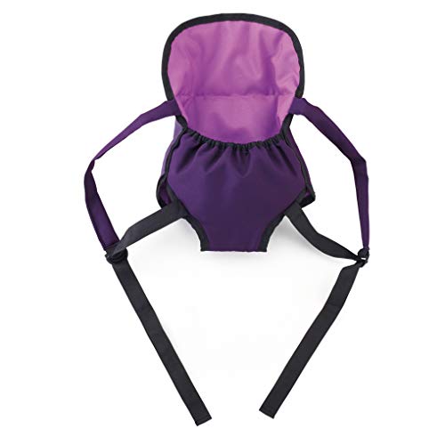 Bayer Design 15012Ab, Cochecito de Muñecas, Plegable, Ajustable, Transformable, Combolsa, Cama, Porta, Lila, Color