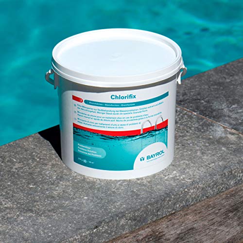 Bayrol Chlorifix – Granulado de Cloro de disolución rápida con un Contenido de Cloro Activo Muy Elevado, orgánico, 5 kg