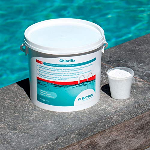 Bayrol Chlorifix – Granulado de Cloro de disolución rápida con un Contenido de Cloro Activo Muy Elevado, orgánico, 5 kg