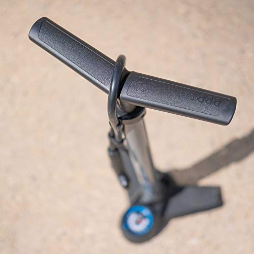 BBB Airboost BFP-21 Bomba Inflador de Pie para Bicicletas, Gris, Talla Única
