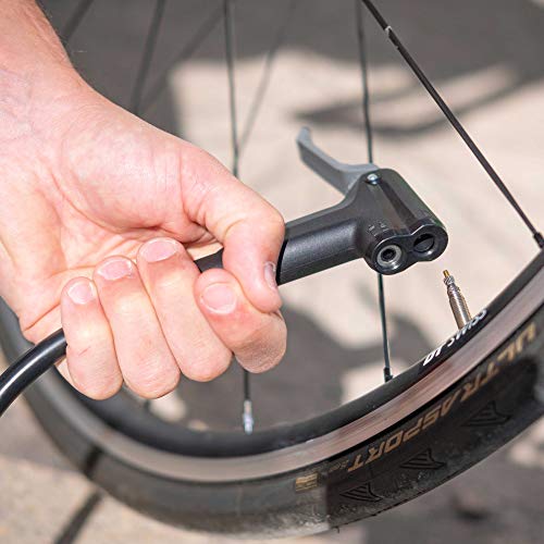 BBB Airboost BFP-21 Bomba Inflador de Pie para Bicicletas, Gris, Talla Única