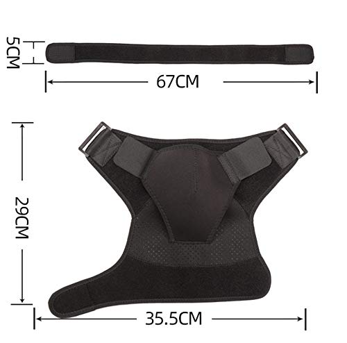 BCLGCF Abrazadera De Hombro: Soporte De Compresión para El Manguito Rotador Roto Y Otras Lesiones De Hombro, para La Prevención De Lesiones, Roturas Labiales, Brazo Izquierdo O Derecho