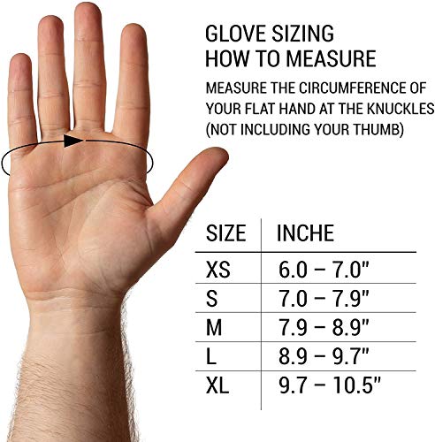 BEAR GRIP - Guantes de entrenamiento abiertos para crossfit, culturismo, callistenia, levantamiento de potencia (negro, S)