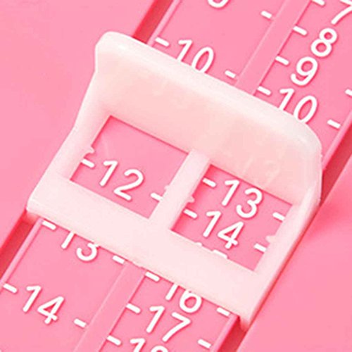 Beaums Zapatos infantiles Gauge medir los pies tamaño de la regla de medición de la herramienta de bebé para niños zapatos de niño zapatos Accesorios Medidor de medida del pie