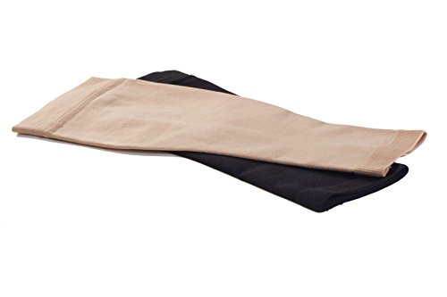 Beauty7 Cubierta del Tatuaje Tatuajes Unisex Protectión UV Proteger la Muñeca Manos Ropa y Uniformes de Trabajo Seguridad Color Negro Carne Piel M L (M, Piel)