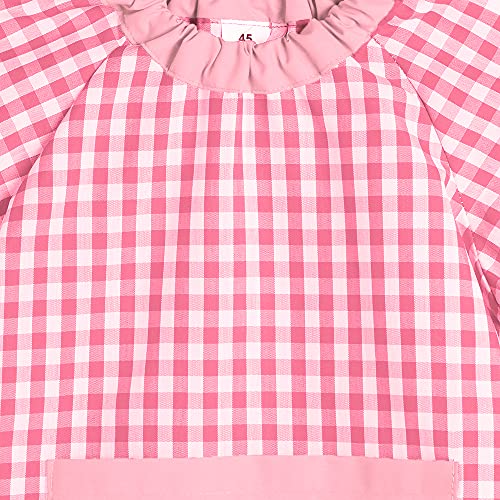 BeBright Bata Escolar Infantil, Baby Escolar Niña y Niño, Babi para Colegio y Guarderías- Fabricado en España (Rosa, 1-2 años)
