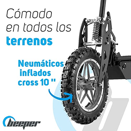 BEEPER Scooter eléctrico Cross 1000W 36V Batería Lithium-Ion FX1100 FX1100-S (FX1100-S)