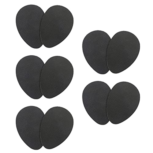 Beikalone 5 pares de adhesivos antideslizantes para zapatos, goma antideslizante autoadhesiva