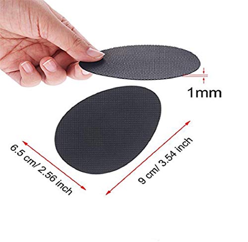 Beikalone 5 pares de adhesivos antideslizantes para zapatos, goma antideslizante autoadhesiva