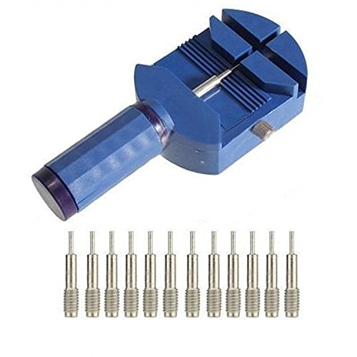 Beito Herramienta para reparación de relojes con 12 pines, color azul
