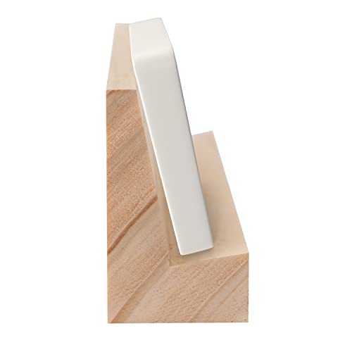 Belle Vous Soporte Fichas Domino (Pack de 4) 33,6 x 2,8 x 4,7 cm - Bandejas Profesional para Fichas de Dominó de Madera - Soporte Cartas Juego de Mesa, Piezas de Palabras, Tren Mexicano, Mahjong