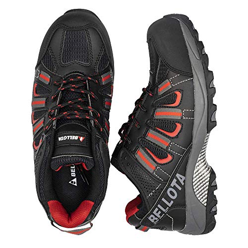 Bellota 72211N45S1P - Zapatos de hombre y mujer Trail de seguridad con diseño tipo deportivo o motaña, negro, 45 eu