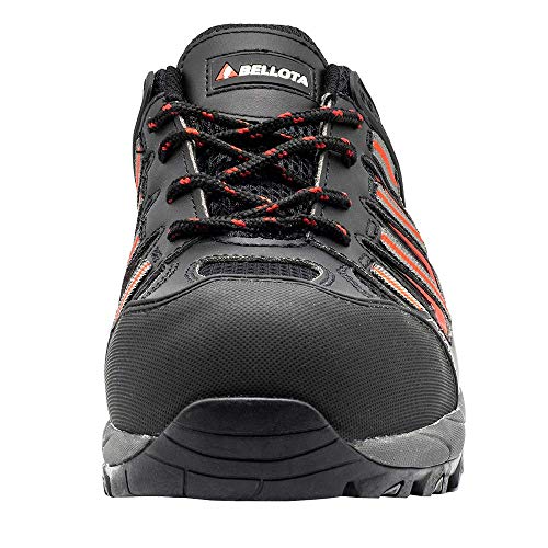 Bellota 72211N45S1P - Zapatos de hombre y mujer Trail de seguridad con diseño tipo deportivo o motaña, negro, 45 eu