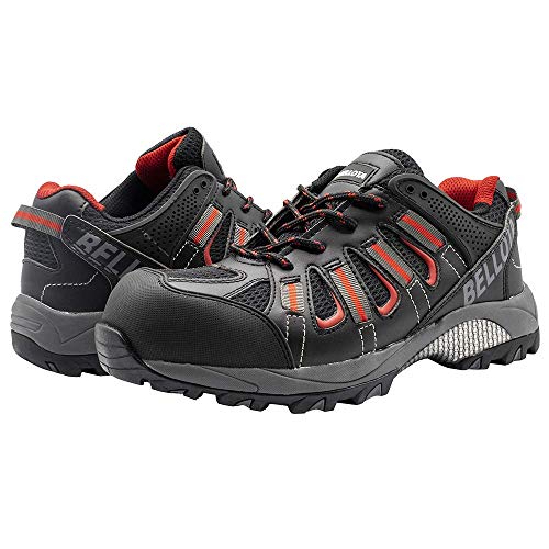 Bellota 72211N45S1P - Zapatos de hombre y mujer Trail de seguridad con diseño tipo deportivo o motaña, negro, 45 eu