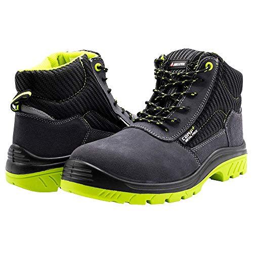 Bellota 7230941S1P Bota de Seguridad, Negro, Verde, 41 EU