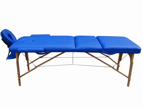 BELTOM Camilla de Masaje 3 Zonas portatil 195 x 70 cm. Mesa Cama Banco Plegable Reiki Fsioterapeuta - Azul
