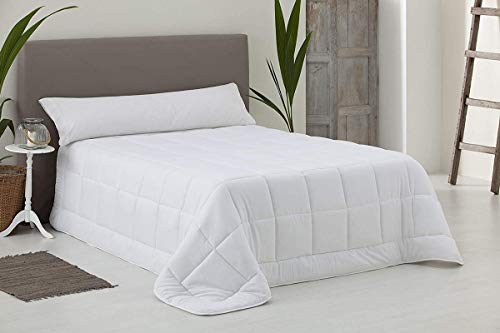 BENEDETTAHOME Relleno nórdico Blanco Fibra Hueca siliconada 100% poliéster - 300 gsm - Cama 150-240x220