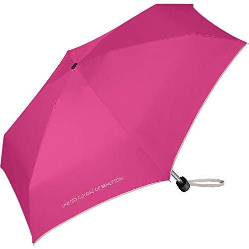 Benetton Ultra Mini Flat Solid - Paraguas de bolsillo