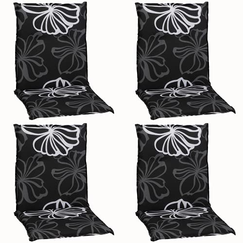 Beo Respaldo Acolchados M125 Boston NL – Cojín para Respaldo Baja, Aprox. 48 x 98 cm, 5 cm de Grosor, Color Negro