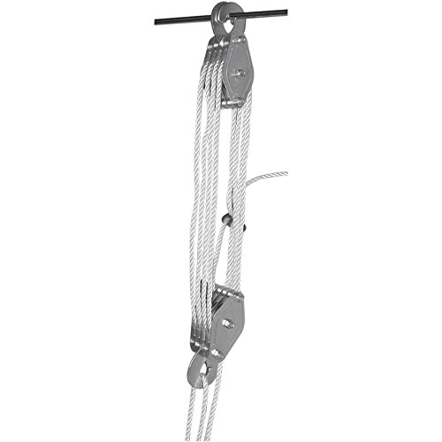 Berger & Schröter 60004 - Sistema de poleas (8 poleas de retorno, soporte de hasta 400 kg)
