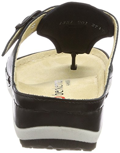 Berkemann Mila, Chanclas Mujer, Negro 901, 40 EU