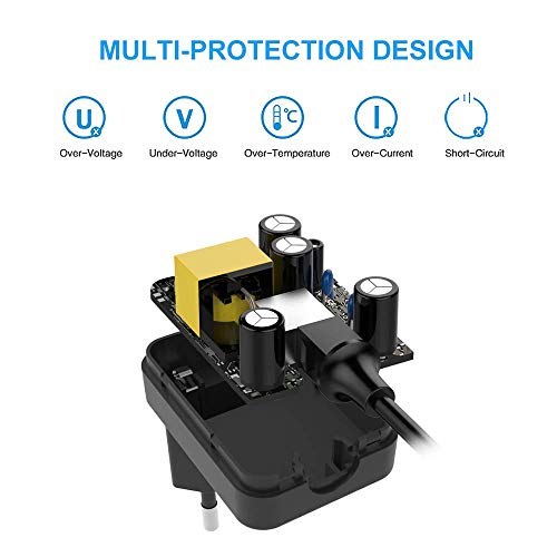 BERLS 12V - Cargador Afeitadora para Braun y Silk-epil Depiladora Serie 9 5 3 7 6 1 300BT 3020S 3030S 3040S 3080S 9290CC 3000S 190S-1 130S-1 190 300 310 300S 9385CC 9395CC 9242S 9299CC 9296CC