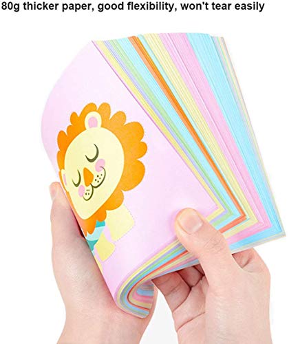 Berry President Juego de actividades de corte de papel con tijeras, tijeras para niños, tijeras de bricolaje para niños y niñas en el jardín de infancia