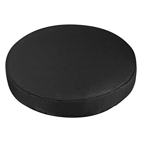 BESPORTBLE Funda elástica redonda para silla de bar, cojín protector de taburete, funda suave para tienda en casa, color negro