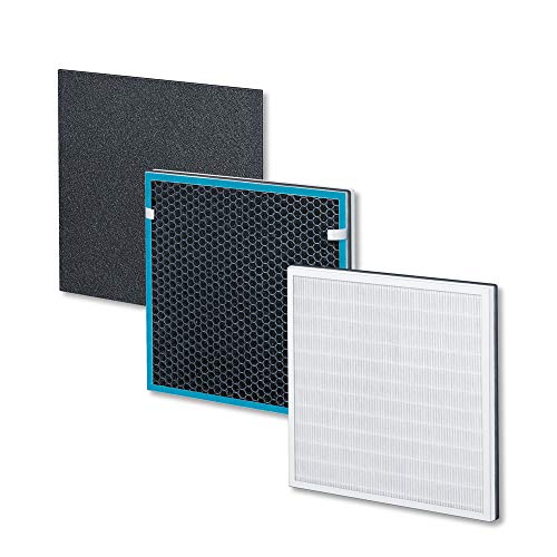 Beurer LR 200/210 693.01-Set purificador de Aire LR-200/210 HEPA13 con Rendimiento del filtrado del 99.95% y Filtro de carbón Activo