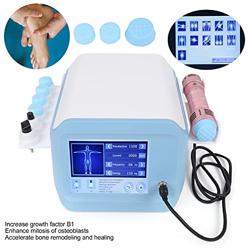 BHDK Máquina de Terapia de Ondas de Choque ED, 180W ED Masajeador de Alivio del Dolor Muscular Máquina de Ondas de Choque Extracorpórea Profesional ED Masajeador Muscular para Disfunción Eréctil(EU)