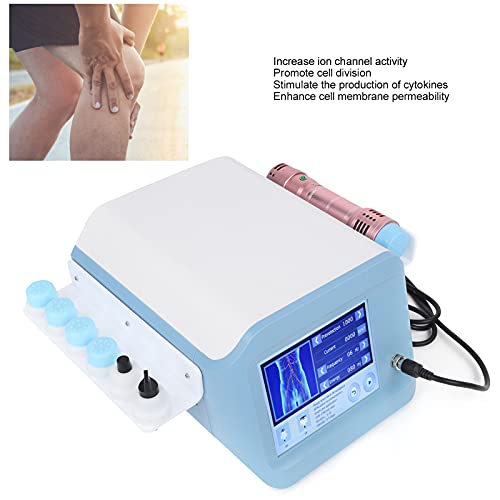 BHDK Máquina de Terapia de Ondas de Choque ED, 180W ED Masajeador de Alivio del Dolor Muscular Máquina de Ondas de Choque Extracorpórea Profesional ED Masajeador Muscular para Disfunción Eréctil(EU)