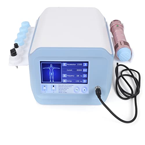 BHDK Máquina de Terapia de Ondas de Choque ED, 180W ED Masajeador de Alivio del Dolor Muscular Máquina de Ondas de Choque Extracorpórea Profesional ED Masajeador Muscular para Disfunción Eréctil(EU)