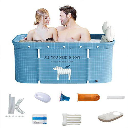 BICBLL Bañera plegable portátil para adultos, bañera plegable para adultos, bañera portátil para adultos, bañera portátil para adultos, bañera plegable plegable para ducha, baño familiar, spa