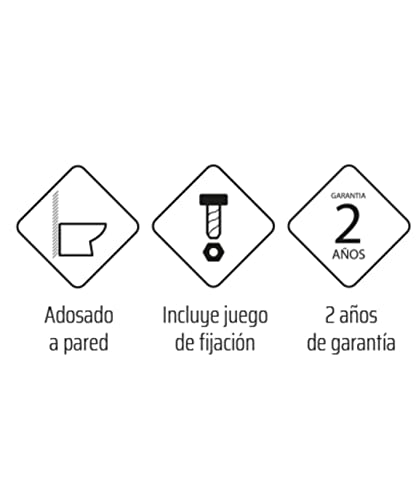 Bidet a Suelo de Baño Moderno Blanco Mate | Bidé Cerámico Blanco Mate a Juego con inodoro Redondo | Sin tapa y Fácil Limpieza (Bidet)