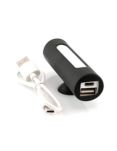 BigBuy Tech 144742 Power Bank con Soporte para Movil 2200 mAh, Naranja