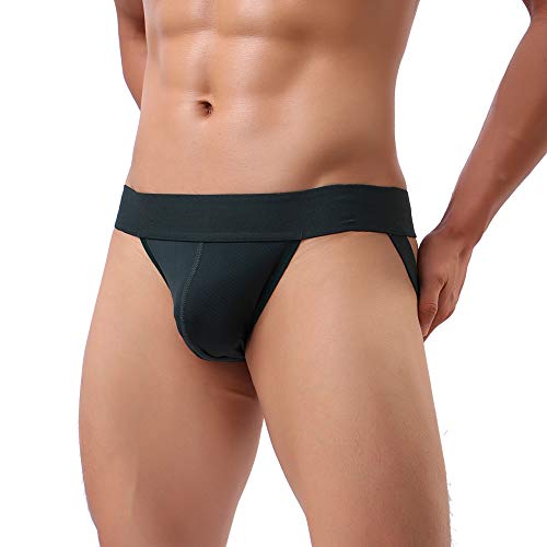 Billtop Jockstrap Suspensorio Sexy Tanga para Hombre Slips Ropa Interior Thong lencería Deporte