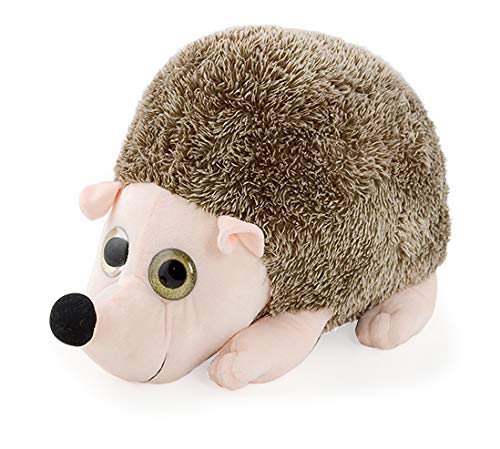 Bimar Peluche Erizo Ojos de Cristal, Multicolor, Poliéster, Marrón 50 cm