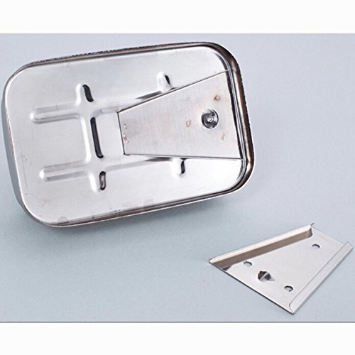 Binnan Dispensador de Jabón Líquido Manual para en Pared, Acero Inoxidable 500ml