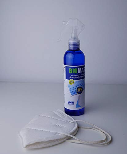 BIOMASK - Spray limpiador instantáneo de mascarillas