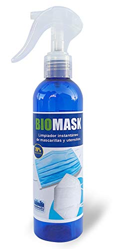 BIOMASK - Spray limpiador instantáneo de mascarillas