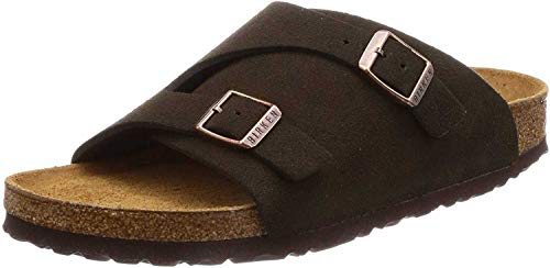 Birkenstock Zürich Mocha Plantilla Suave Cuero Aterciopelado