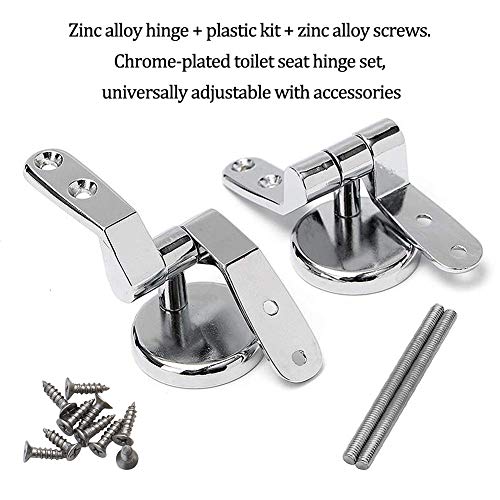 Bisagras Asientos WC Tapa Bisagra Baño Sitio de Resto de Closestool del Inodoro Tapa de Cubierta de Asiento Cubierta con bisagras para lavamanos con Pedestal Lavabo Hotel Cubierta