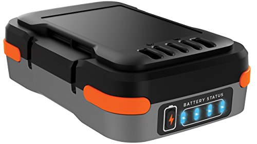 BLACK+DECKER BDCB12B Batería de litio portátil 12 V 1.5 Ah Hasta 10h de autonomía Entrada USB 2 4A y Salida micro-USB 2 4A. Incluye cable USB