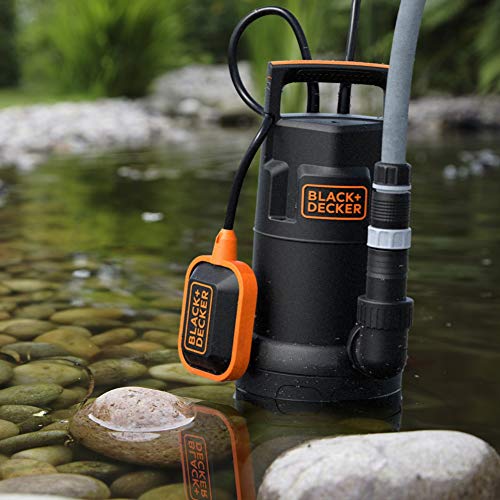 Black+Decker BXUP750PTE Bomba Sumergible, 750 W, 230 V, Negro