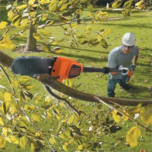 BLACK+DECKER GPC1820L20 Motosierra telescópica (pértiga) a batería 18V 2Ah Espada de corte de 20 cm