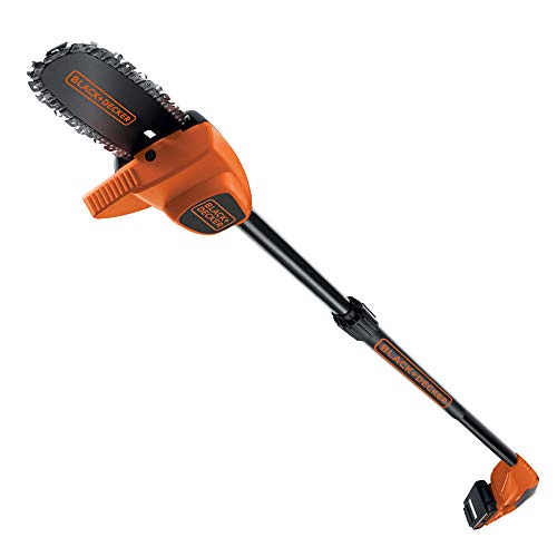 BLACK+DECKER GPC1820L20 Motosierra telescópica (pértiga) a batería 18V 2Ah Espada de corte de 20 cm