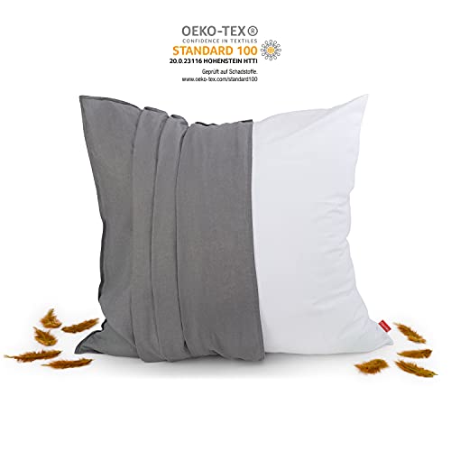 Blumtal Set de 2 Fundas de Almohada Impermeable - Funda de Almohada Protectora, Transpirable, Antiácaros, con Cremallera y Certificado Oeko-Tex® 100, 40x70 cm