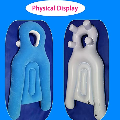 BMDHA Almohada Retina Lying, Boca Abajo DespuéS De La CirugíA Ocular Inflable PortáTil, Dormir Almohada Facial para La RecuperacióN DespuéS De La VitrectomíA Y El Desprendimiento De Retina