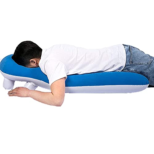 BMDHA Almohada Retina Lying, Boca Abajo DespuéS De La CirugíA Ocular Inflable PortáTil, Dormir Almohada Facial para La RecuperacióN DespuéS De La VitrectomíA Y El Desprendimiento De Retina